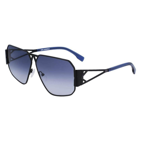 Karl Lagerfeld Black Metal Sunglasses - Hilstor