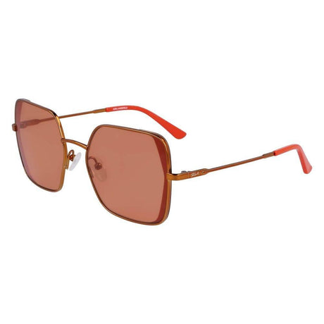 Karl Lagerfeld Orange Metal Sunglasses - Hilstor