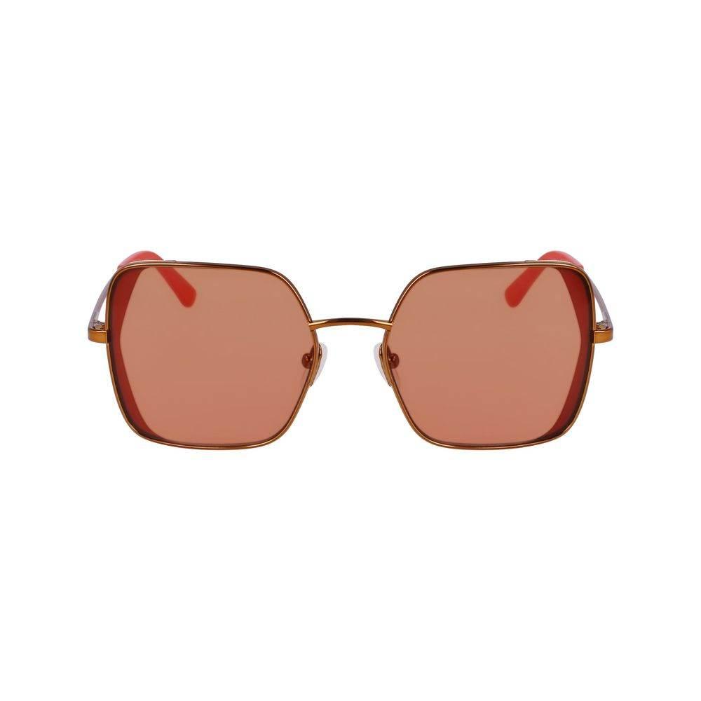 Karl Lagerfeld Orange Metal Sunglasses - Hilstor