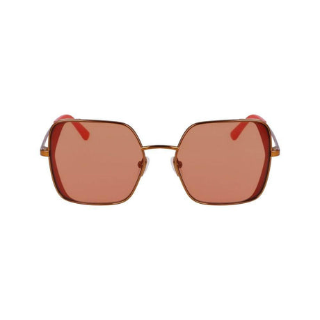 Karl Lagerfeld Orange Metal Sunglasses - Hilstor