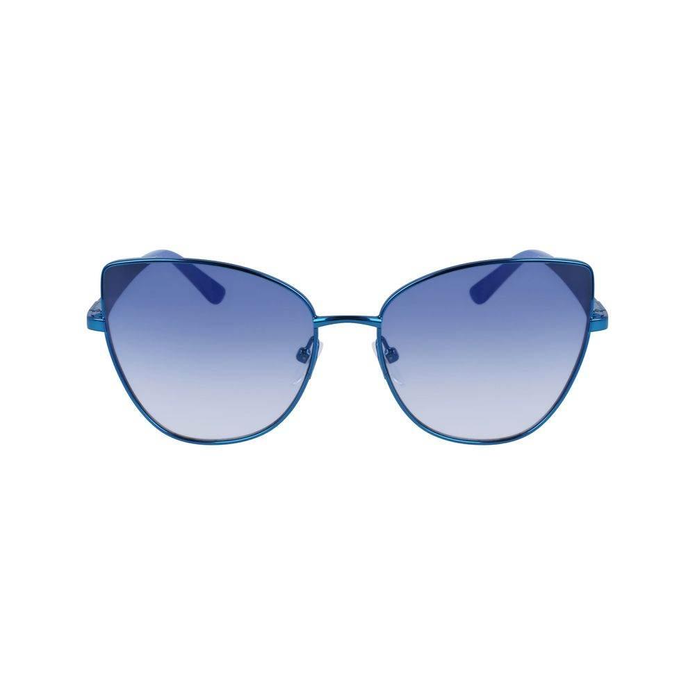 Karl Lagerfeld Blue Metal Sunglasses - Hilstor