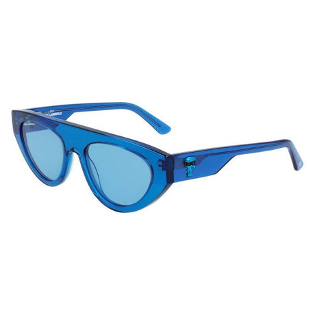 Karl Lagerfeld Blue Acetate Sunglasses - Hilstor