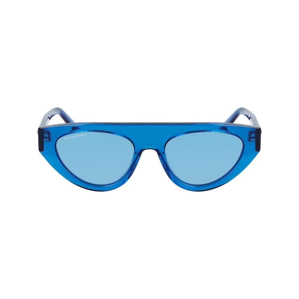 Karl Lagerfeld Blue Acetate Sunglasses - Hilstor