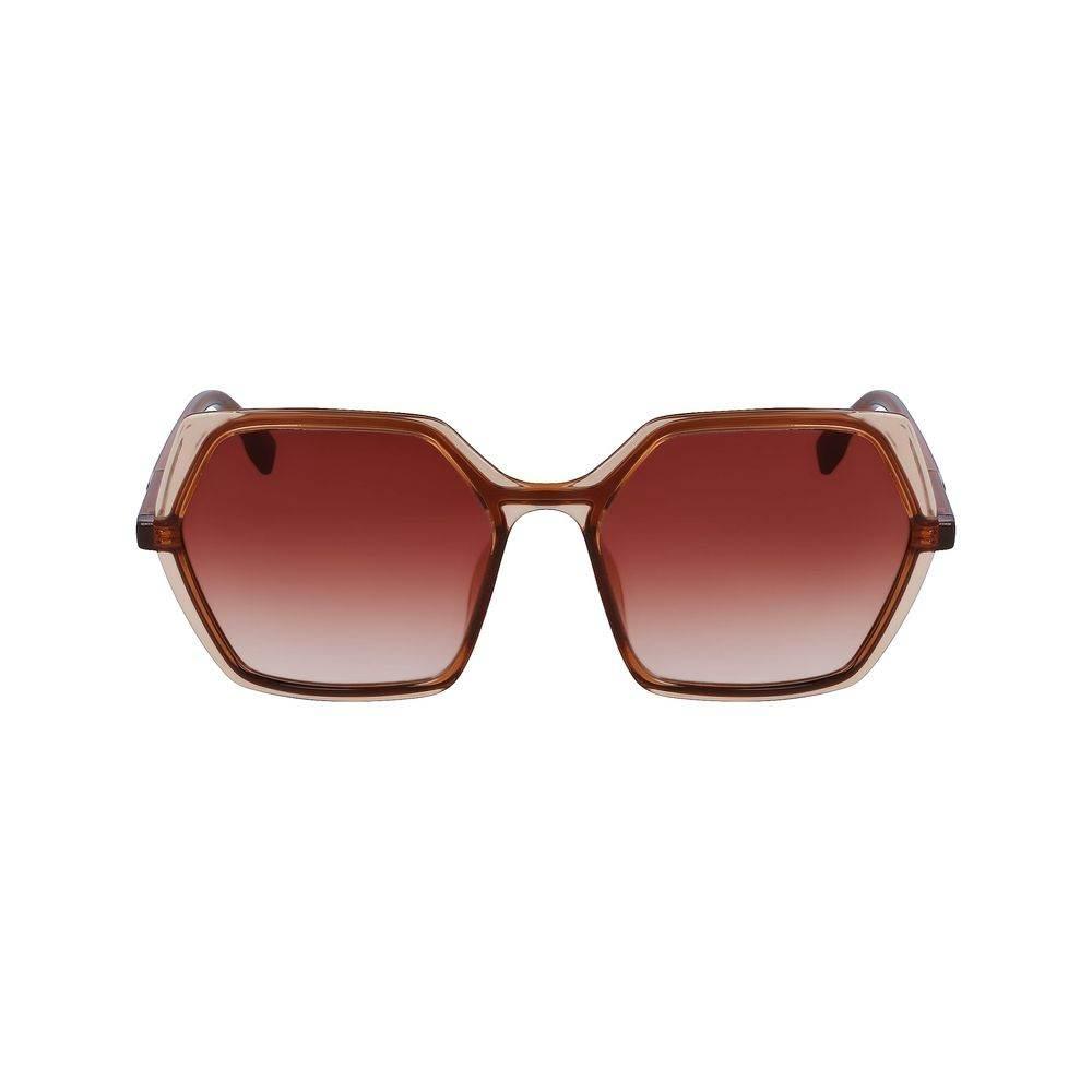 Karl Lagerfeld Brown Injected Sunglasses - Hilstor