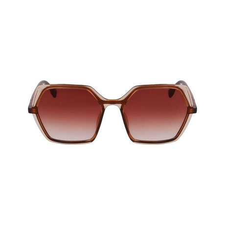 Karl Lagerfeld Brown Injected Sunglasses - Hilstor