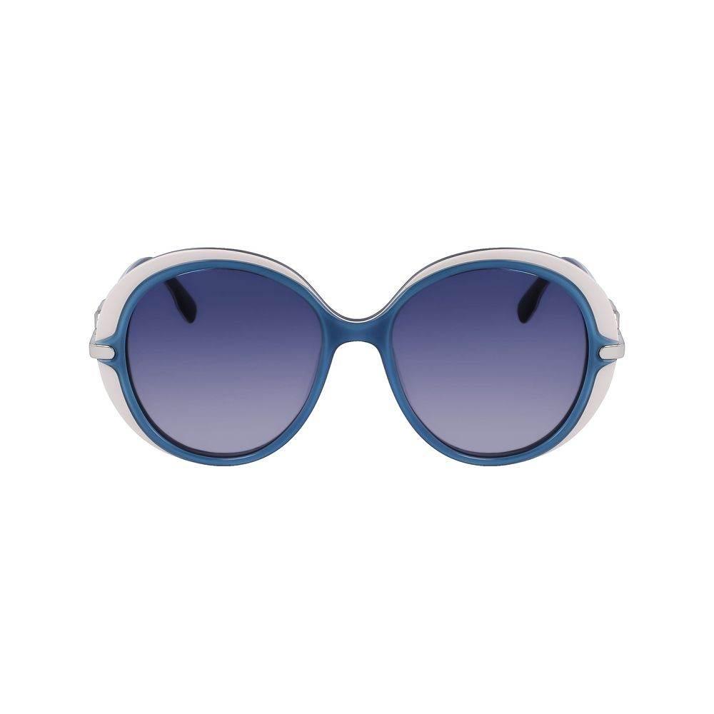 Karl Lagerfeld Blue Haircalf Sunglasses - Hilstor