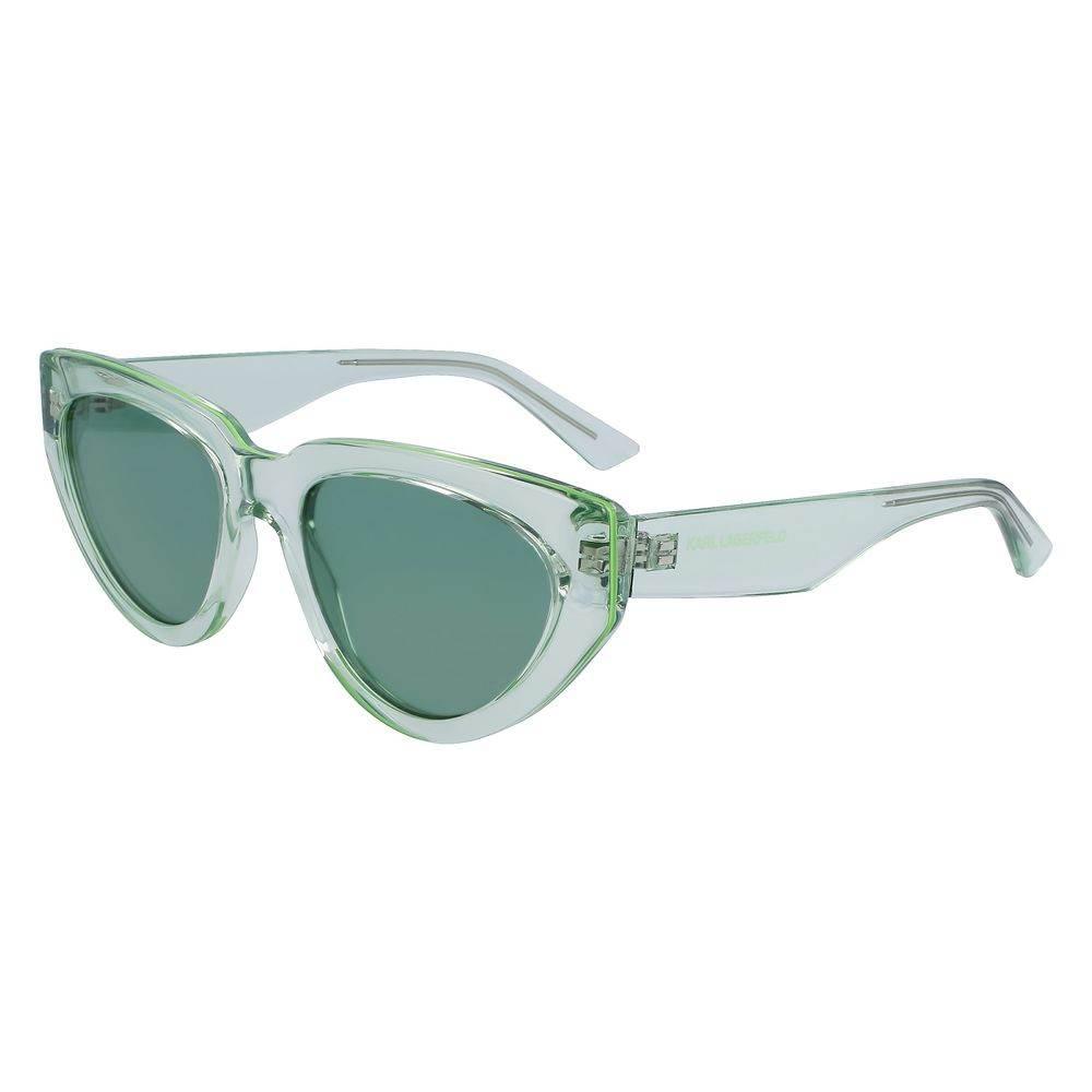 Karl Lagerfeld Green Injected Sunglasses - Hilstor