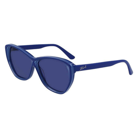 Karl Lagerfeld Blue Acetate Sunglasses - Hilstor
