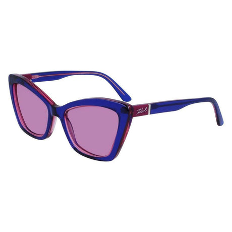 Karl Lagerfeld Blue Acetate Sunglasses - Hilstor