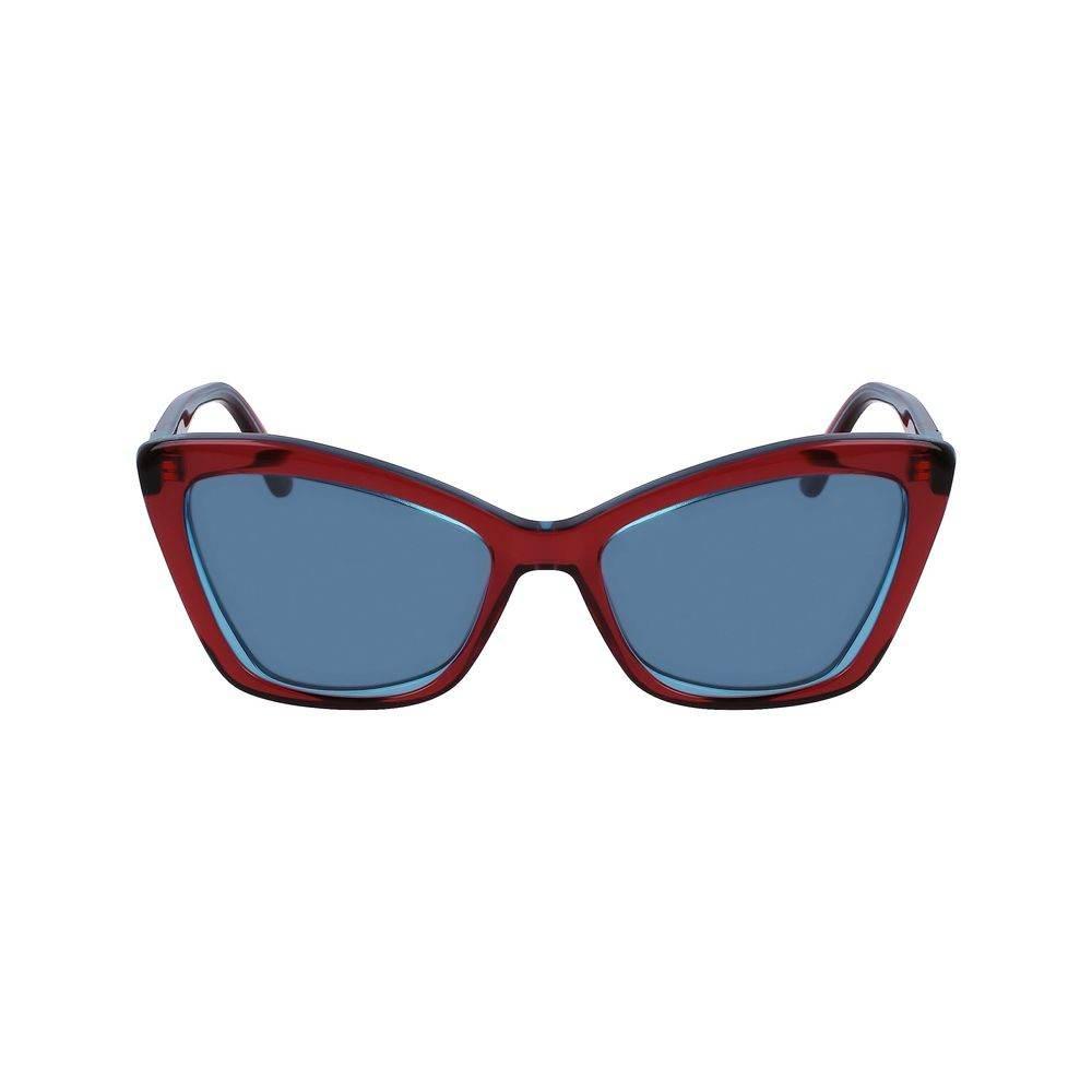 Karl Lagerfeld Red Acetate Sunglasses - Hilstor