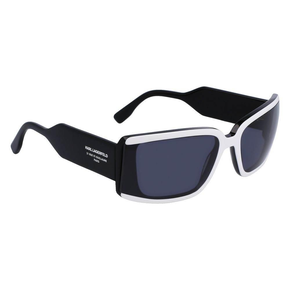 Karl Lagerfeld Black Acetate Sunglasses - Hilstor