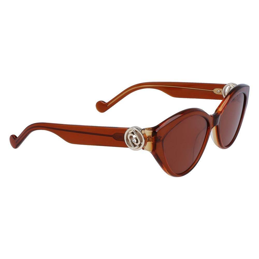 Liu Jo Brown Acetate Sunglasses - Hilstor