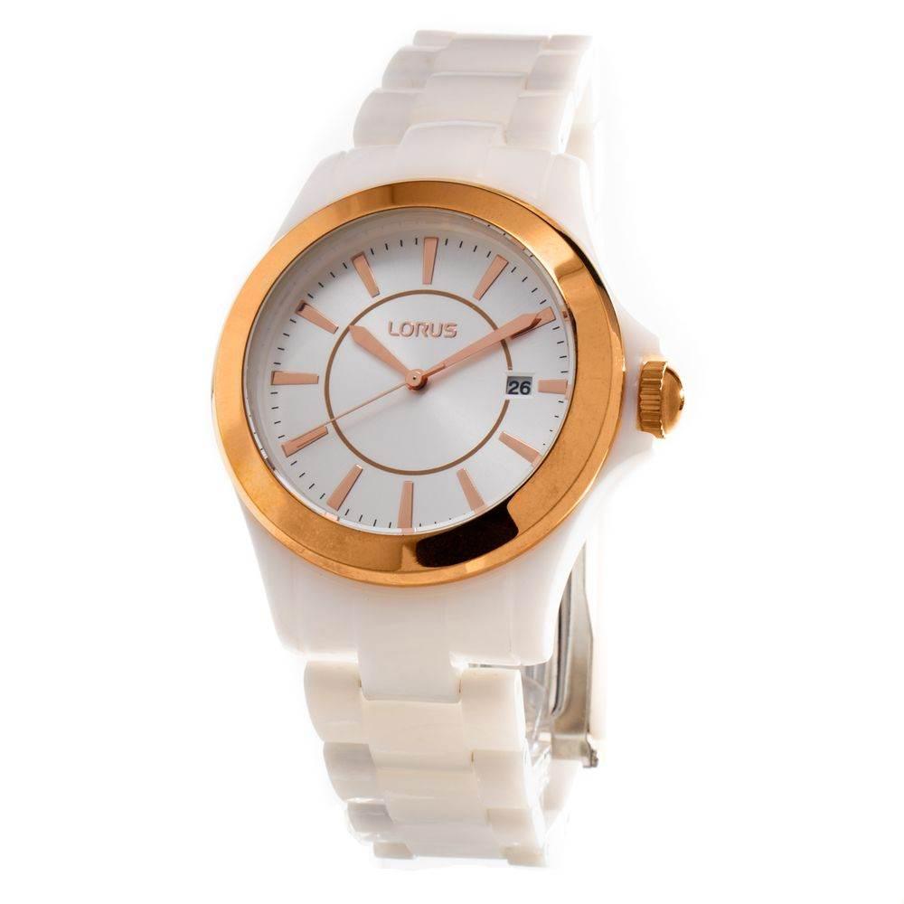 Lorus White Plastic Watch - Hilstor