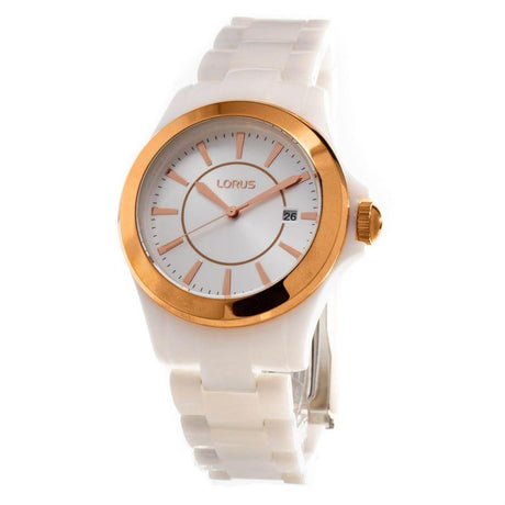 Lorus White Plastic Watch - Hilstor
