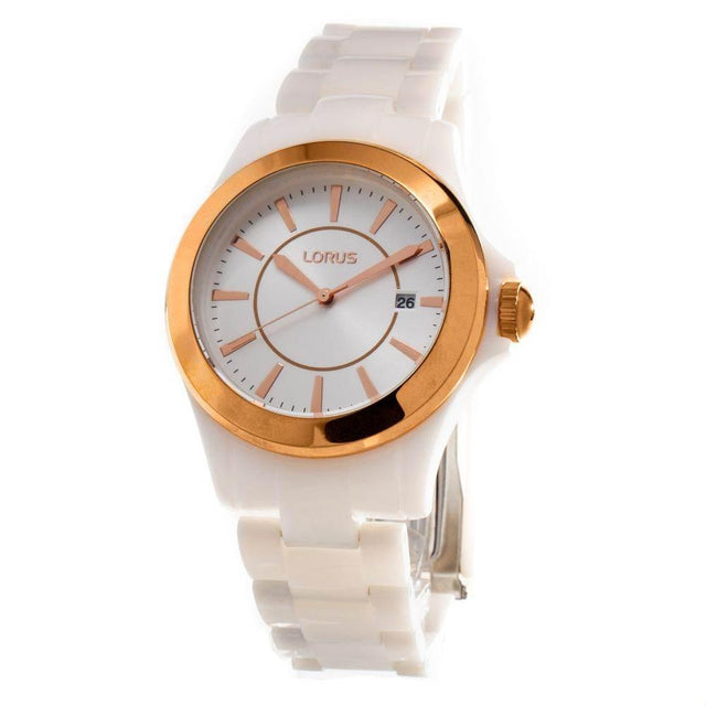 Lorus White Plastic Watch - Hilstor