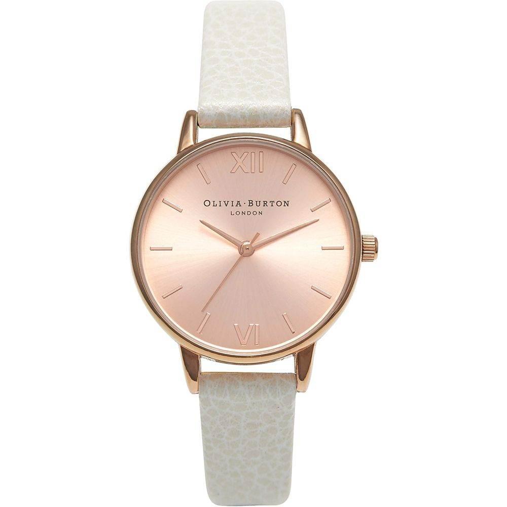 Olivia Burton White Leather Watch - Hilstor