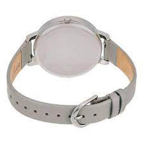 Olivia Burton Gray Leather Watch - Hilstor