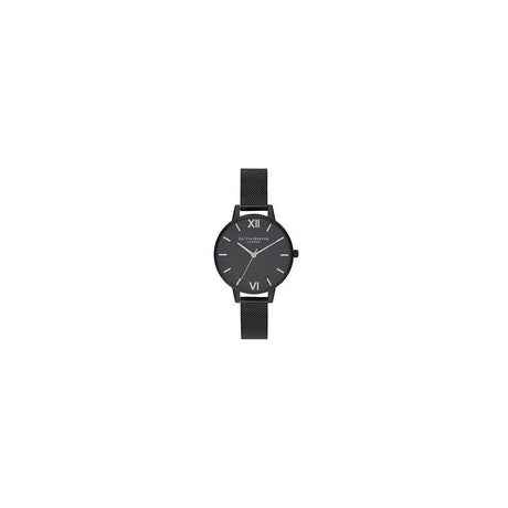 Olivia Burton Black Steel Watch - Hilstor