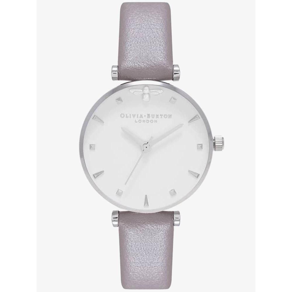 Olivia Burton Gray Synthetic Leather Watch - Hilstor