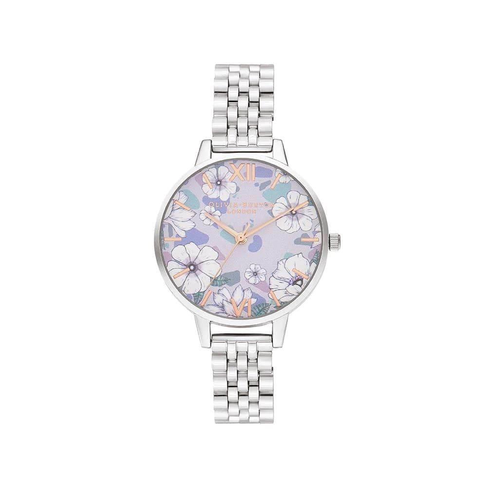Olivia Burton Silver Steel Watch - Hilstor