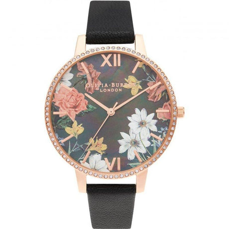 Olivia Burton Black Artificial Leather Watch - Hilstor