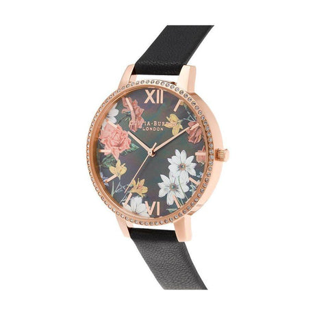 Olivia Burton Black Artificial Leather Watch - Hilstor