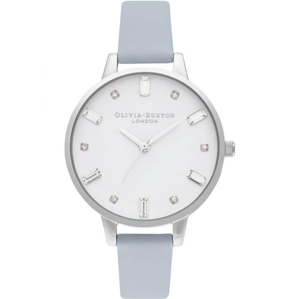 Olivia Burton Blue Leather Leather Watch - Hilstor