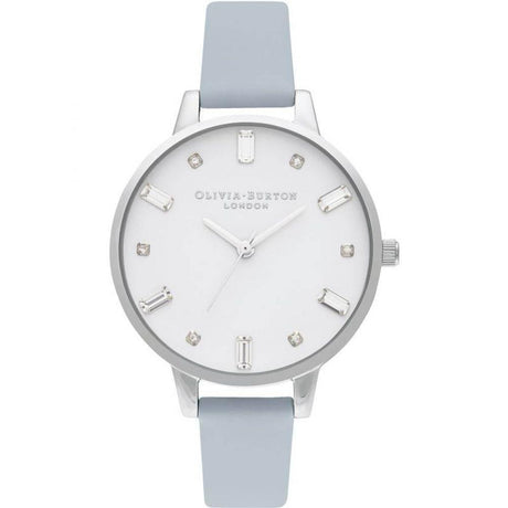 Olivia Burton Blue Leather Leather Watch - Hilstor