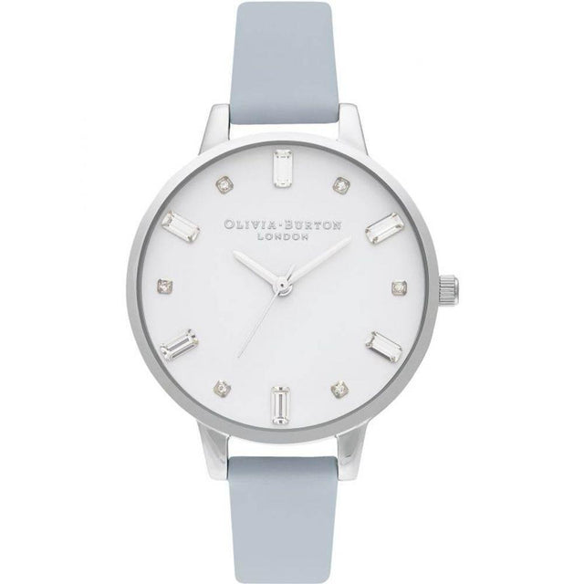 Olivia Burton Blue Leather Leather Watch - Hilstor