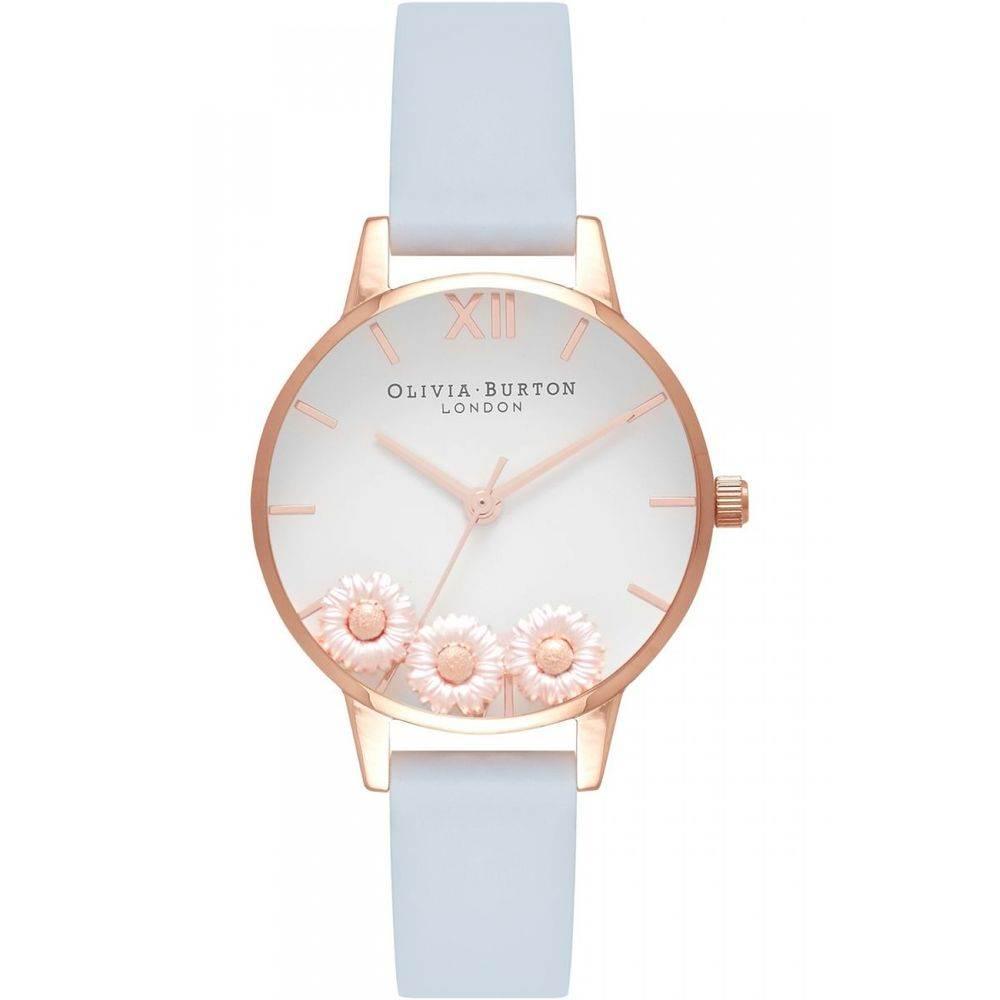 Olivia Burton Blue Synthetic Leather Watch - Hilstor