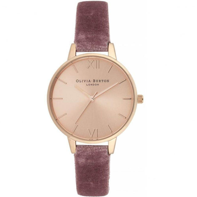 Olivia Burton Purple Synthetic Leather Watch - Hilstor