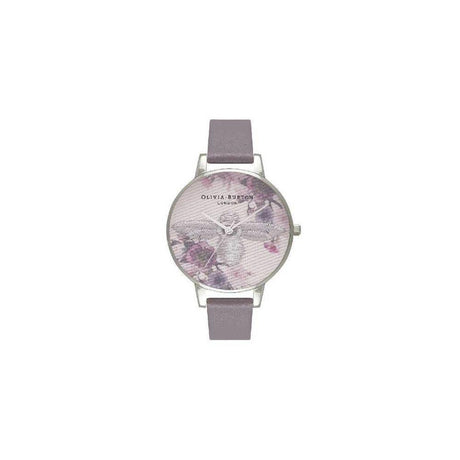 Olivia Burton Gray Leather Leather Watch - Hilstor