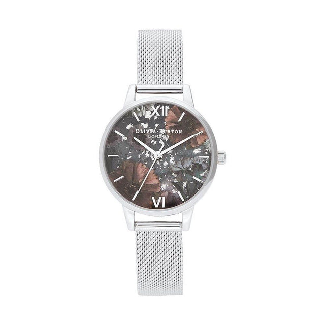 Olivia Burton Silver Steel Watch - Hilstor
