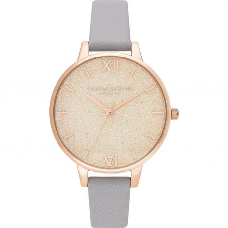 Olivia Burton Gray Synthetic Leather Watch - Hilstor