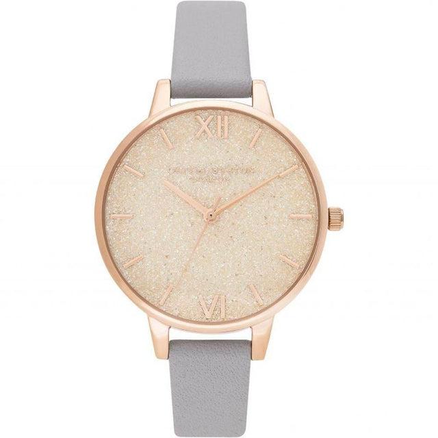 Olivia Burton Gray Synthetic Leather Watch - Hilstor