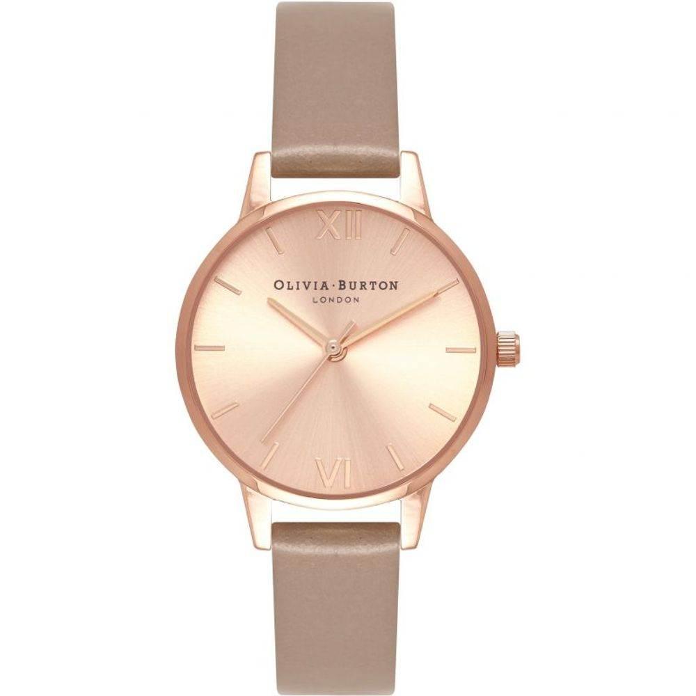 Olivia Burton Brown Artificial Leather Watch - Hilstor