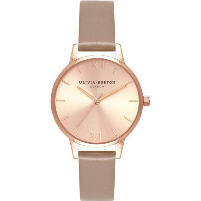 Olivia Burton Brown Artificial Leather Watch - Hilstor