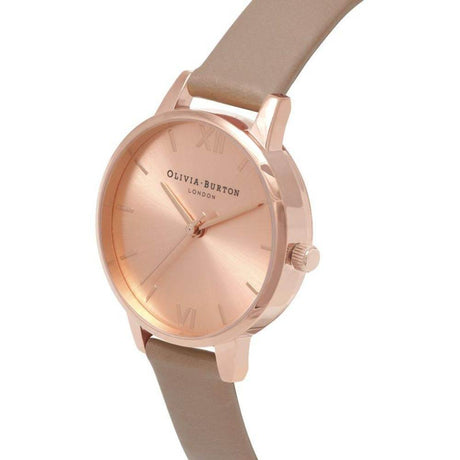 Olivia Burton Brown Artificial Leather Watch - Hilstor