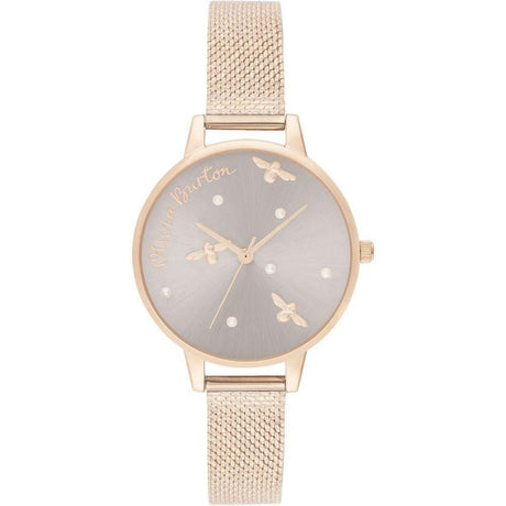 Olivia Burton Gold Steel Watch - Hilstor