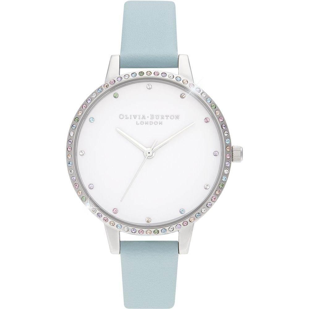 Olivia Burton Blue Leather Leather Watch - Hilstor