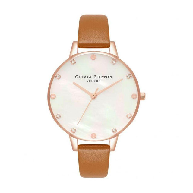Olivia Burton Brown Leather Leather Watch - Hilstor