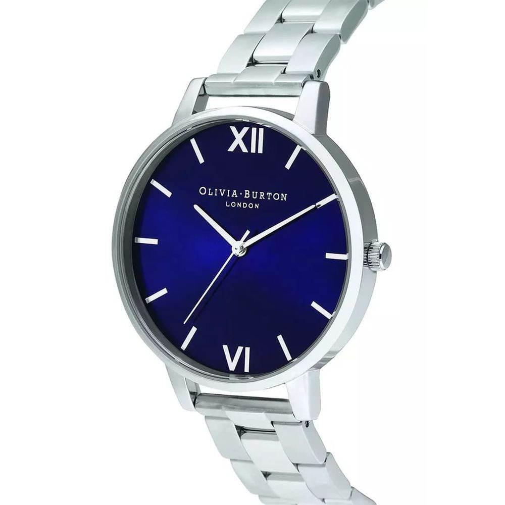 Olivia Burton Silver Steel Watch - Hilstor
