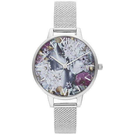 Olivia Burton Silver Stainless Steel Watch - Hilstor