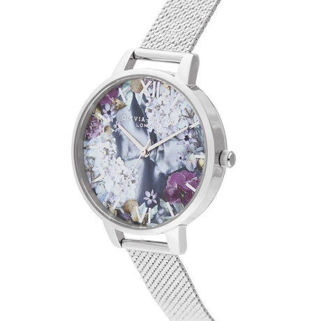 Olivia Burton Silver Stainless Steel Watch - Hilstor
