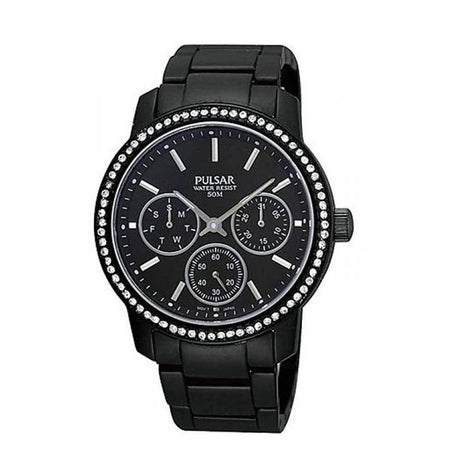 Pulsar Black Aluminium Watch - Hilstor