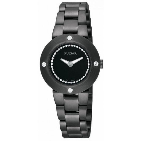 Pulsar Black Stainless Steel Watch - Hilstor