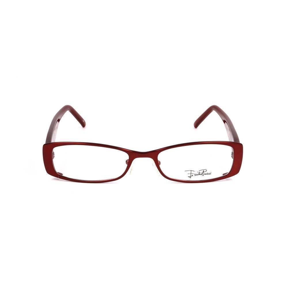 Emilio Pucci Red Metal Frames - Hilstor