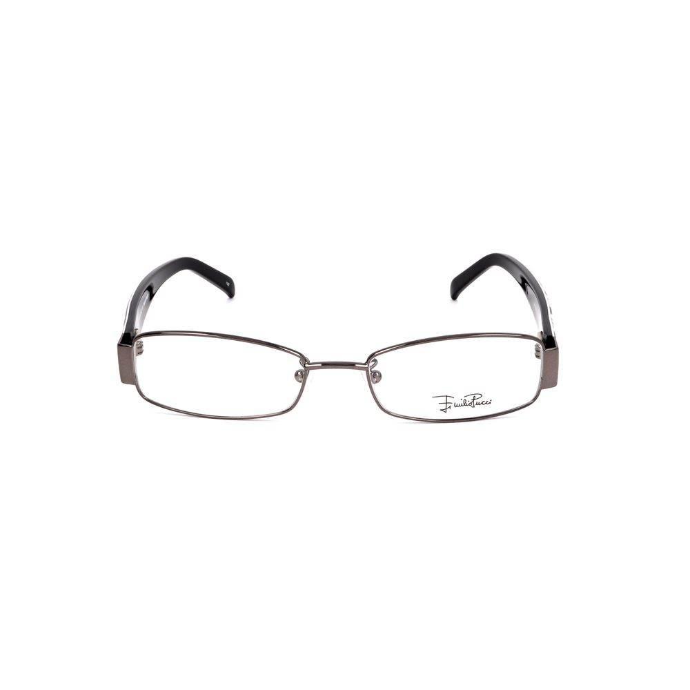 Emilio Pucci Gray Metal Frames - Hilstor