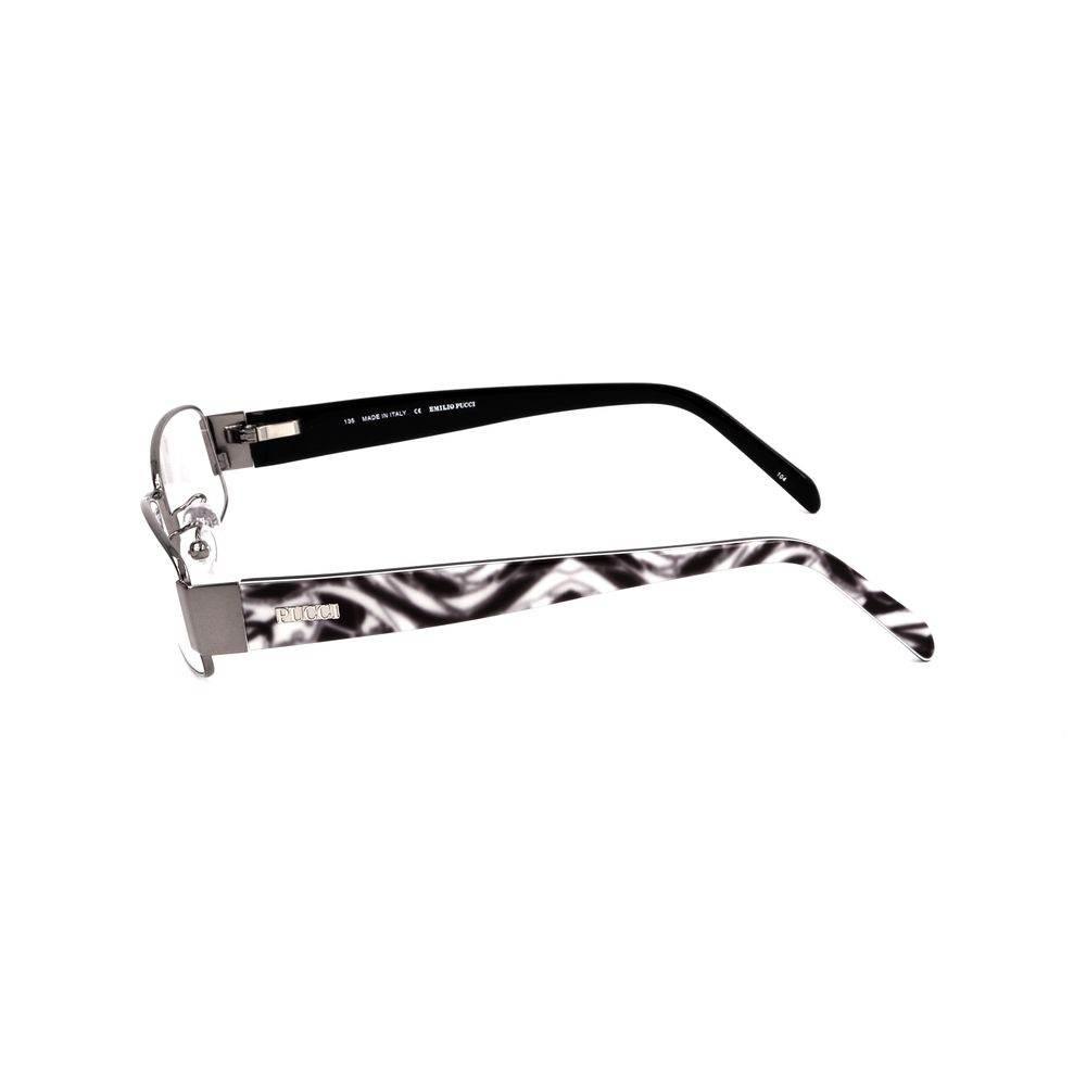 Emilio Pucci Gray Metal Frames - Hilstor