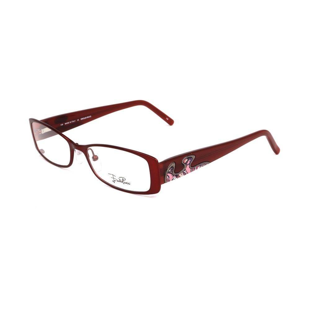 Emilio Pucci Red Metal Frames - Hilstor